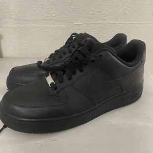 Black Nike Air Force Ones